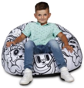 Sedací vak SAKWA M MODERN Farba: DG48/NC14 - Príšera