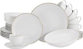 XXXLutz KOMBINOVANÝ SERVIS Allegra Goldband 30-dielne Creatable - Online Only bytové doplnky - 007768063602