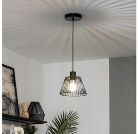 Brilagi - LED luster na lanku CERIA WIRE 1xE27/40W/230V priemer 21 cm čierny