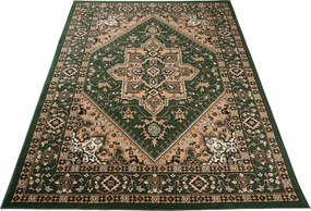 TA Koberec L612A Z_GREEN EUFRAT BLX Zelený Obdĺžnikový Rozmer: 140x200 cm