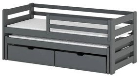 Posteľ Senso 80x160 graphite