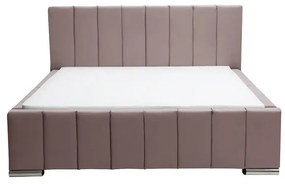 Čalúnená posteľ Sweet s matracom, roštom a úložným priestorom - Ružová - šírka 120cm