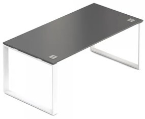 Stôl Creator 180 x 90 cm, biela podnož, 2 nohy