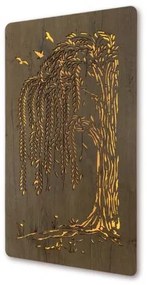 Led obraz stromu Vŕba na batériu