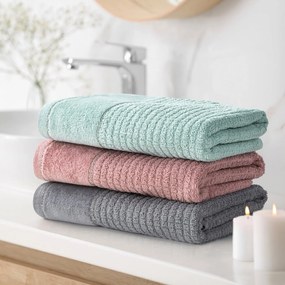 FROTÉ UTERÁK GLORY2 SADA 6KS 50X90 CM SIVÁ