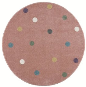 Koberec Happy Rugs WHEEL ružový / multi