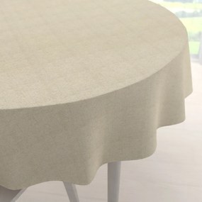 Biante Dekoračný okrúhly obrus PML-119 Svetlá režná Ø 50 cm