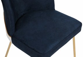 Sada jedálenských stoličiek Madrid Dark Blue, 2 ks, 2 ks