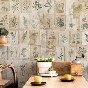 VLADILA Vintage Herbarium - tapeta