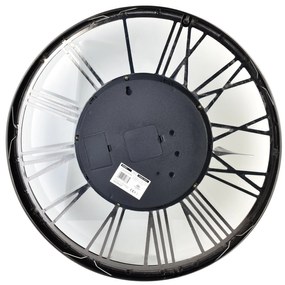 Nástěnné hodiny RAMSEY MECHANISM 54 cm stříbrné