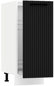 Skrinka do kuchyne Kate d30 cargo + kôš čierny hrášok
