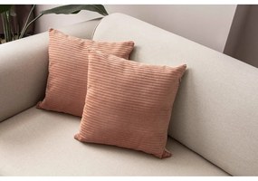 Menčestrové obliečky na vankúše v súprave 2 ks 43x43 cm – Mioli Decor