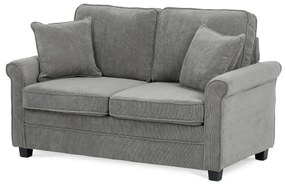 Dvojmiestna pohovka ASB-4170 GREY2, manžestr, sivá