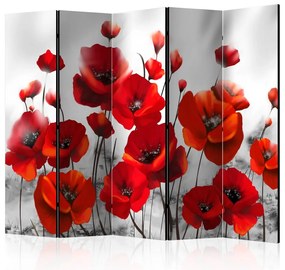 Artgeist Paraván - Poppies in the Moonlight [Room Dividers]