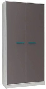 Skriňa Rest R02 šedol/biela dub 96 cm