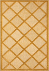 Kusový koberec Mara III gelb – na von aj na doma, 160x230, žltá, chodba / predsieň, My Flair