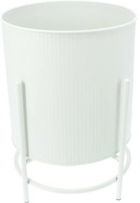 Súprava kovových stojanov na kvety Celano biela, 2 ks