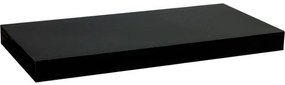 Stilista nástenná polica Volato, 30 cm, lesklá čierna
