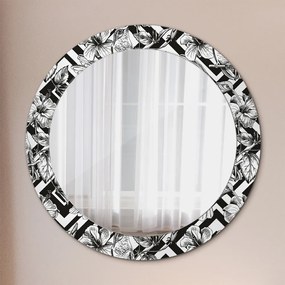 Okrúhle ozdobné zrkadlo Kolibrík fi 70 cm