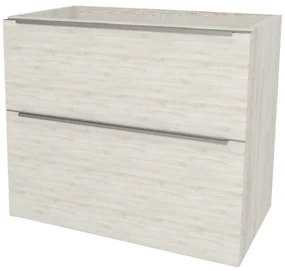 Mereo, Mereo Mailo, kúpeľňová skrinka 81 cm, chróm madlo, Multidecor, White Loft Pine, MER-CN591SWLP1