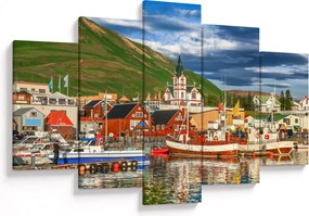 Obraz - Húsavík (150x105 cm)