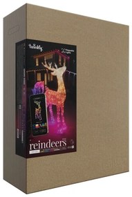 Twinkly TW3RS200SPP-TEU - LED RGBW Stmievateľný vonkajší sob 240xLED IP44 Wi-Fi