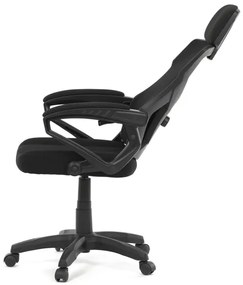 Autronic BONTEC Kancelárska stolička, výškovo nastaviteľná, čierna látka, KA-R223 BK Farba: Čierna