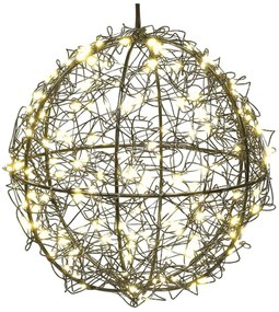 Emos LED svetelná dekorácia Guľa, napájanie: sieťové, teplá biela, ø 20 cm,