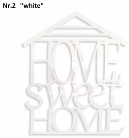 Home sweet home dekoračný nápis na stenu čierna