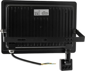 LED reflektor IP65 - 100w - 9000lm so senzorom pohybu a súmraku - neutrálna biela