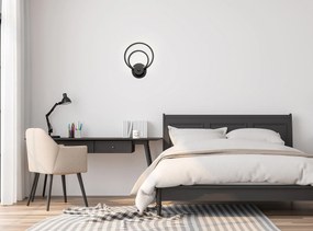 Toolight Toolight, LED nástenné svietidlo APP1042-W, čierna, OSW-03622
