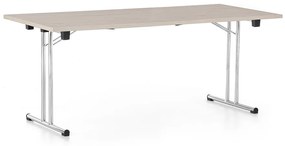 Skladací stôl 180 x 80 cm, dub