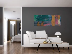 Obraz - Paul Gauguin, The Invocation, reprodukcia (120x50 cm)