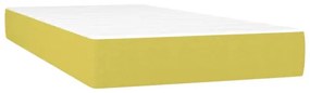 vidaXL Boxspring posteľ s matracom svetlozelená 200x200 cm látka-