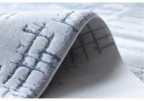 Luxusný kusový koberec akryl Ilona sivomodý 80x300cm