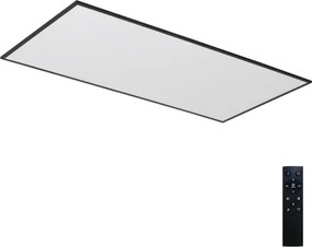 Brilagi - LED stmievateľné stropné svietidlo SLIMFRAME LED/80W/230V 120x60 cm čierne + diaľkové ovládanie