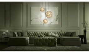 Eglo 39758 - Luster na lanku SKOURA 3xE27/60W/230V