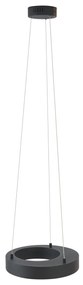 Moderné závesné svietidlo čierne 35 cm s 3-stupňovým stmievaním - Organici