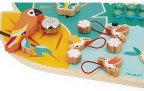 Activity Board - drevená motorická hra s aktivitami - krokodíl