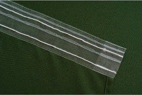 Záves OXFORD LIGHT 140x250 cm, tmavozelený Zavesenie: Kovové krúžky