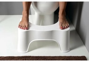 SAPHO ST002 podstavec na toaletu, 39 x 22 x 17 cm, biela