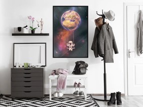 Artgeist Plagát - Space Swing [Poster] Veľkosť: 20x30, Verzia: Zlatý rám s passe-partout