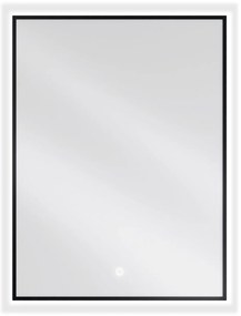 Obdĺžnikové zrkadlo MEXEN ERMA 60x80 cm - s LED podsvietením a vyhrievaním, 9814-060-080-611-70