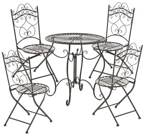 Kovová stolička skladacia Indra - Bronzová