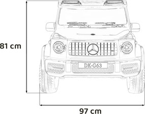 Ramiz Vozidlo Mercedes Benz G63 AMG XXL Biela