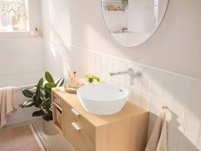 Hansgrohe Rebris S, umývadlová batéria pod omietku, pre montáž na stenu, s výtokom 20 cm, 2-otvorová inštalácia, chrómová, HAN-72528000