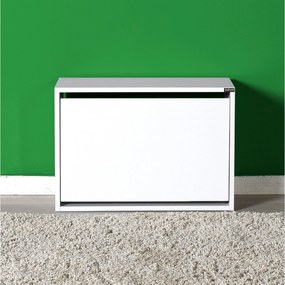 Botník (skrinka na topánky) Tosina 1 (biela). Akcia -13%. Vlastná spoľahlivá doprava až k Vám domov. 1094526