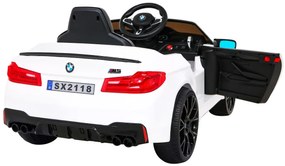 Elektrické vozidlo s funkciou drift BMW M5 DRIFT biele