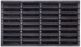Hanse Home Collection koberce Rohožka Mix Mats Brushes 105648 Black - 40x60 cm