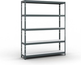 Policový regál 1966x1600x400 mm, nosnosť 350kg